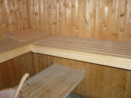 Sauna im Nebengebäude