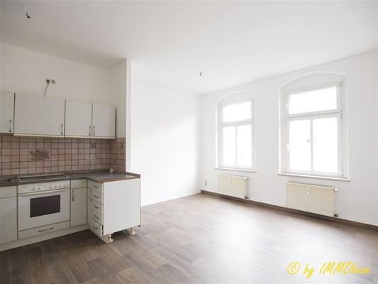 Wohnraum mit offener Küche