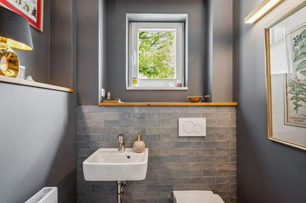 Gäste-WC im Erdgeschoss