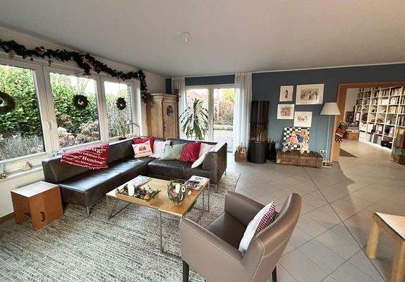 Der großzügige Wohnbereich