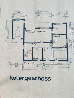 Grundriss Kellergeschoss