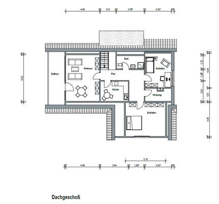 Grundriss - Obergeschoss