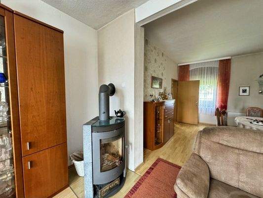 Wohnbereich mit Kamin