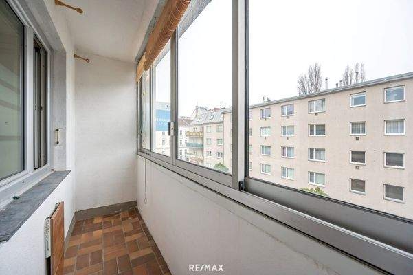 Wohn-Loggia, verglast