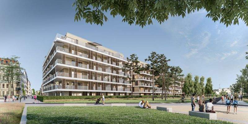 Parkblick von Süden