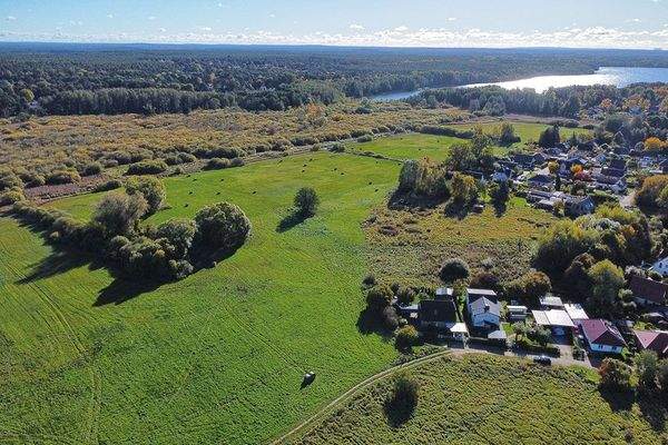 Luftaufnahme linksbündig