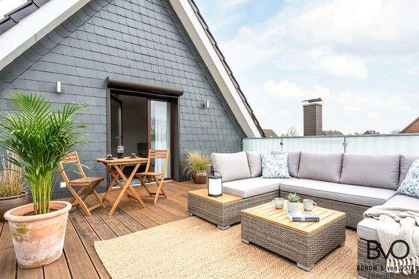 Terrasse im Dachgeschoss