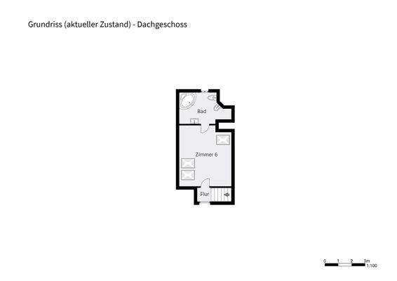 Grundriss - aktueller Zustand DG
