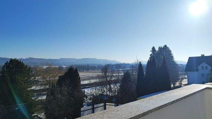 Aussicht vom Balkon