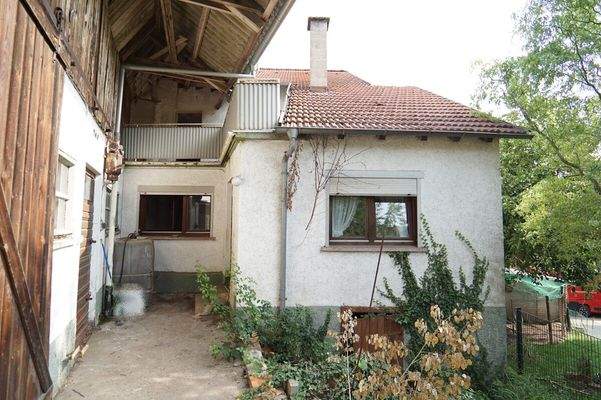 Anbau Gebäuderückseite