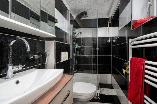 Gästebadezimmer mit Dusche Nebengebäude