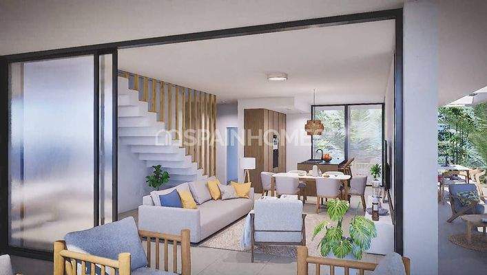 Flats with Gardens or Roof Terraces in Mar de Cristal