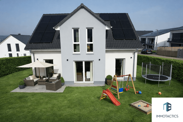 Haus mit Garten - Gestaltungsbeispiel