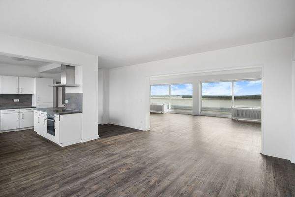 Blick in den Wohnbereich Ist-Zustand