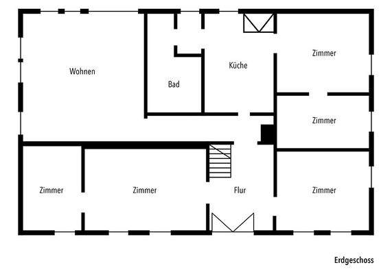 Grundriss: Erdgeschoss