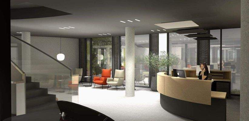 Foyer mit Concierge Service