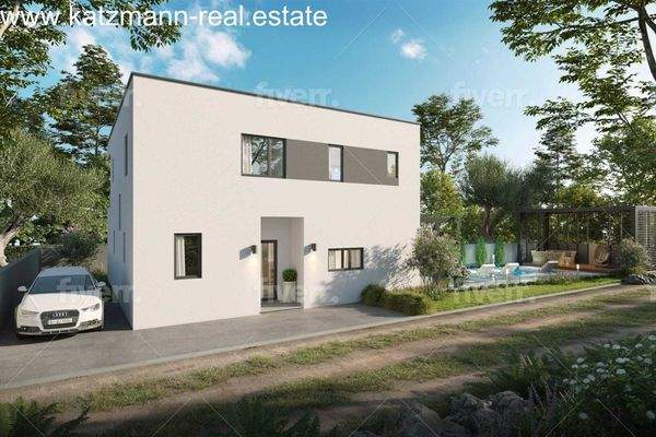 Modernes Architektenhaus mit intelligenter Raumaufteilung und großzügiger Terrasse - Ihr Designtraum mit Weitblick!