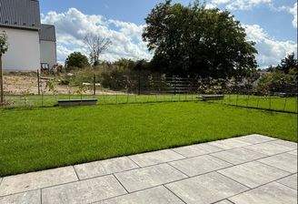 Terrasse und Gartenanteil Wohnung 3B in Süd-West-A