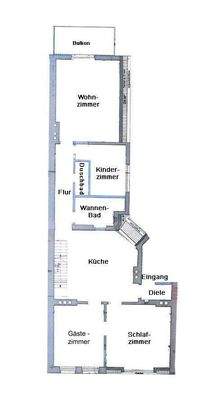 Grundriss Ebene 1 - 3.OG