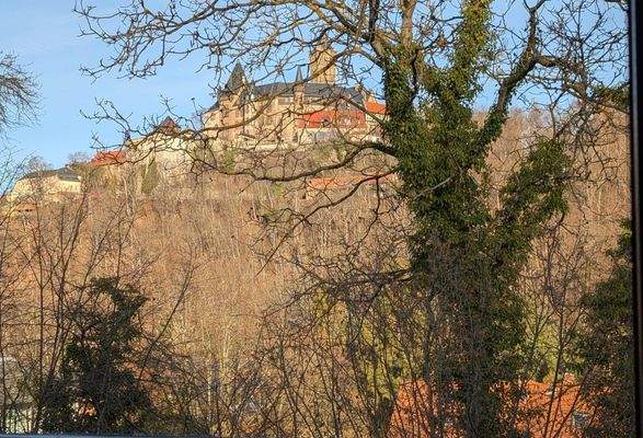 Blick vom Wohnzimmer