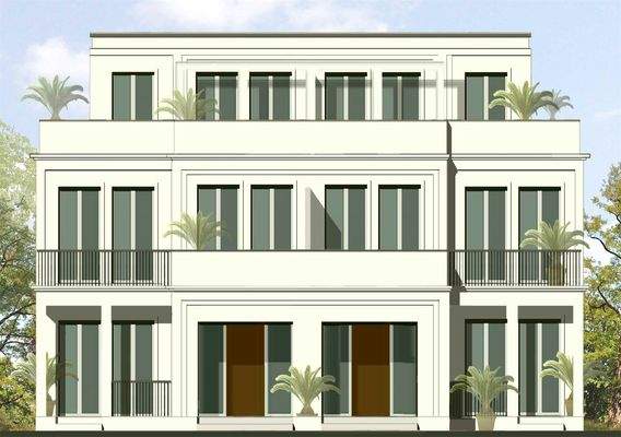 Doppelhaus mit Loggien