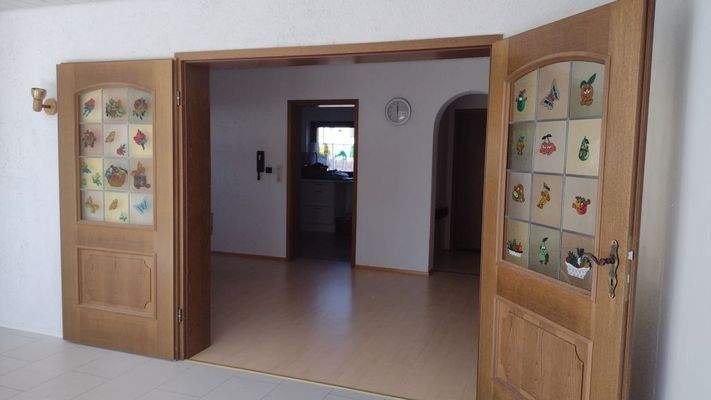 Sicht  zum Esszimmer