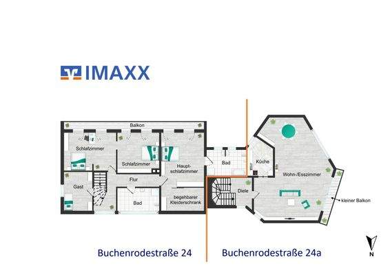 Grundriss Obergeschoss 