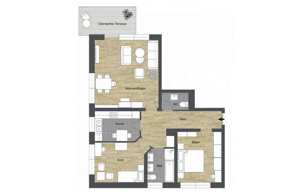 015 - Grundrissplan Erdgeschoss