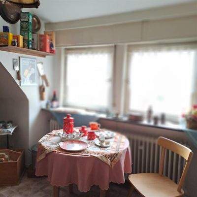 Wohn- u. Essbereich im Dachgeschoss