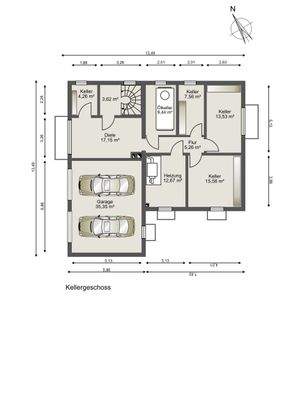 Grundriss Keller