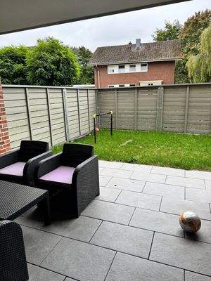 Terrasse mit Gartenblick