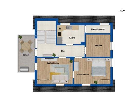 Grundriss Dachgeschoss