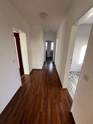 separater Flur zum Schlafbereich