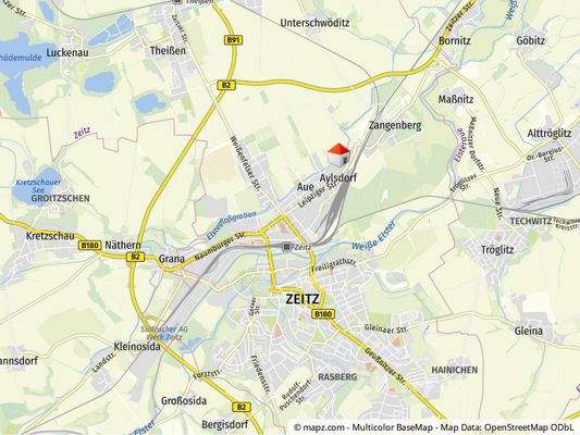 Geolyzer Kartenausschnitt