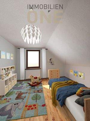 Kinderzimmer-Visualisierung