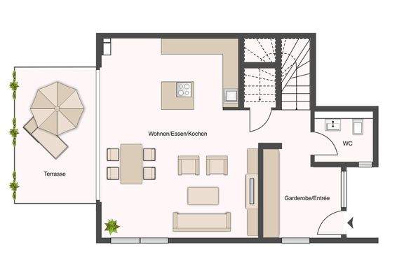 Grundriss - Erdgeschoss