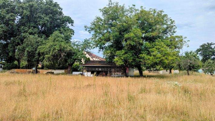 Grundstück und Schuppen