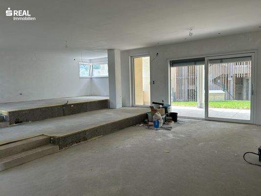 Wohnzimmer mit Galerie