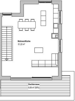 Wohnebene Dachgeschoss (2. OG)