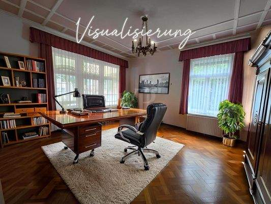 EG Raum 03 Visualisierung mit Büro