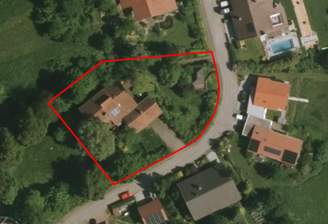 Grundstücksaufteilung - Haus