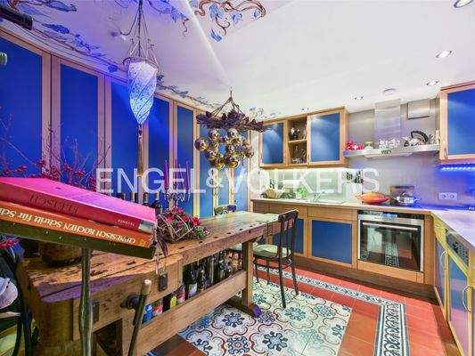 Chefküche im Untergeschoss