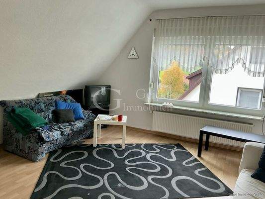 Wohnzimmer im Dachgeschoss