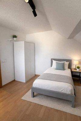 Schlafzimmer 2 im Dachgeschoss