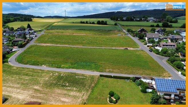 Blick auf das Baugebiet