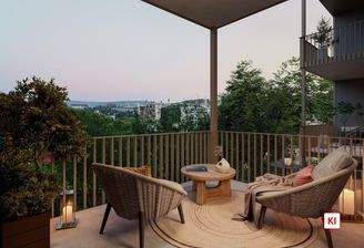Drei Linden Ansicht Balkon