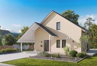 Ansicht Garten Klinker