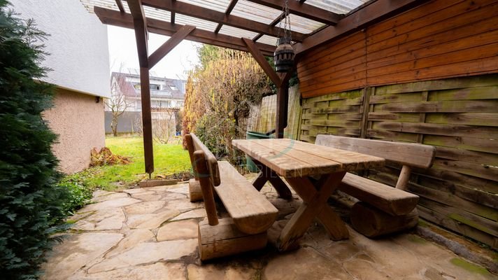 Terrasse im Garten