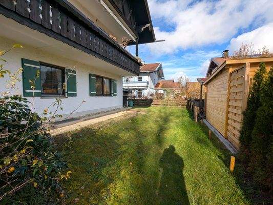 Garten östlich der Wohnung