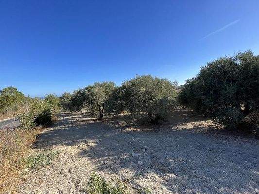 Kreta, Episkopi: Grundstück mit Meerblick, nahe dem Strand zu verkaufen